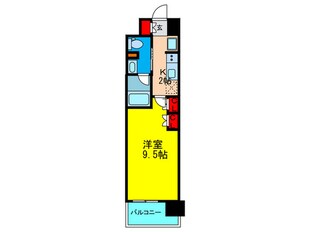 コンフォリア阿波座の物件間取画像